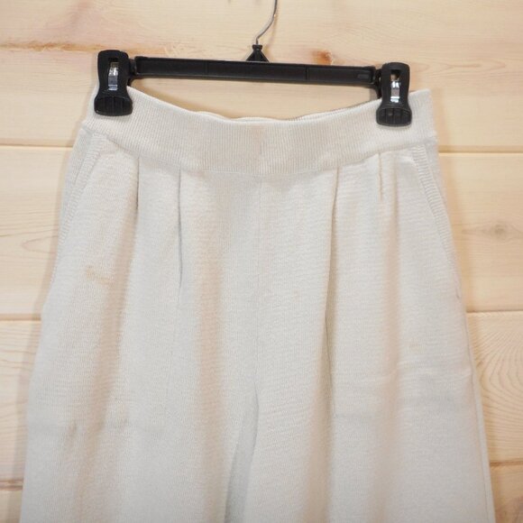 Free People Beach Pants Women's size M Freya Sweater Knit Relaxed Linen Blend - Picture 2 of 16